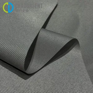 250T 2/2Twill 100% Bottle Recycled Polyester Silk Twill Taffeta Fabric For Shirt Dress Lining Down Jacket thumbnail-1