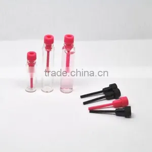 TV 97//P30 TV107/P45 Hot Sale 1ml 2ml 3ml Clear Glass Vial With Plastic Plug as Sampler Vial, Pocket Vial thumbnail-1