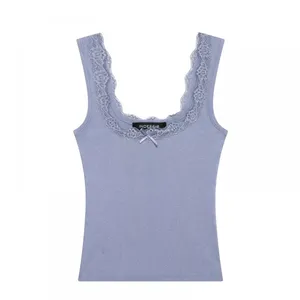 European Style Women's Multi-color Dress With Lace Trim and Wide Strapless Short-sleeved Top for Women thumbnail-3