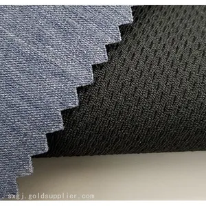 Breathable Knitted Bonded Bird Eye Mesh Fabric thumbnail-4