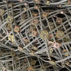 DO/08/300 Galvanized Wire Rope Net SNS Slope Protection for Mountain Stone Welding & Bending Services Fall Protection thumbnail-1