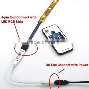 Ryker Wholesale Led 10-key Rgb ir Led Strip Controller thumbnail-6
