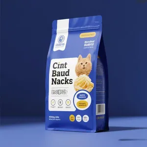 1.5kg 2kg 2.5kg 5kg Pet Food Bag Dog Feed Packaging Flat Bottom Cat Dog Food Treat Packaging Bag thumbnail-3
