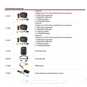 Brand New Original Keysight U1732C U1730C Series LCR Tester 100Hz/120Hz/1kHz/10kHz Portable Impedance Analyzer thumbnail-3