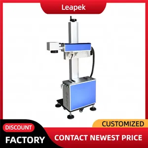 30 Watt Fiber Laser Printer for PE HDPE Pipe Production Line Flying Fiber Laser Marking Machine thumbnail-1