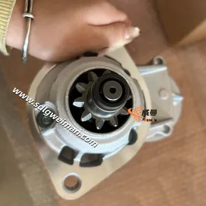 Hyundai Excavator Parts Genuine YUBP-02414(3863128) MOTOR-STARTING for R210LC7 thumbnail-5