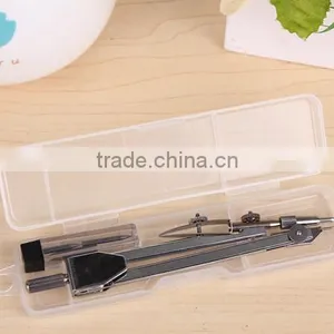 Metal Compasses Set Drawing Instruments Silver Color Apply to School and Office Custom as Client's Requirements Factory Made thumbnail-1