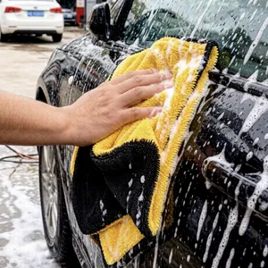 1800GSM Twisted Loop Microfiber Drying Towel – Professional Detailing Towel for Car Wash Ultra-Absorbent & Scratch-Free thumbnail-1
