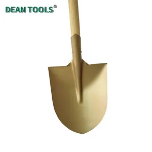 Brass Shovel,Round Point,Non-Sparking Round Point Shovel With Straight Blade,Spark-Free Safety Digging Spade thumbnail-5