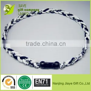 Custom Titanium Rope Necklace For Baseball Sport thumbnail-3