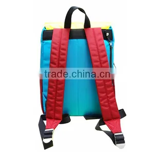 High Quality Bright Colors Fashionable Polyester Backpack thumbnail-3