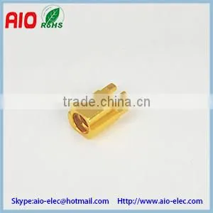 90 Degree Right Angle SMA SMB MCX Male Female for PCB Mount RF Connector thumbnail-4