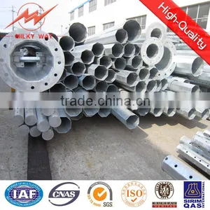 110KV Outdoor 30FT-90FT Treated Steel Pole Price Types for Philipine thumbnail-1