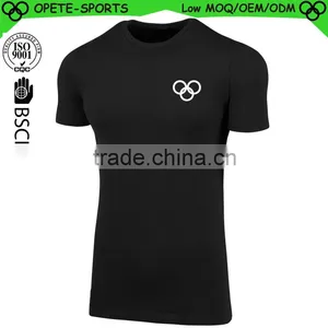 Dri Fit t Shirts--Dri Fit Shirts Wholesale OEM Type Men's Sport Shirts Dry Fit T-shirts Fitness t Shirts Dry Fit for Men thumbnail-5