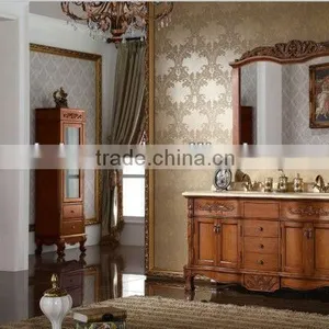 Modern Wood Bathroom Cabinet thumbnail-1