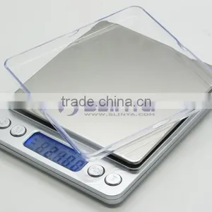 0.1g/0.01g Division 200g to 3000g Range Stainless Steel Tray I2000 Digital Scale thumbnail-6