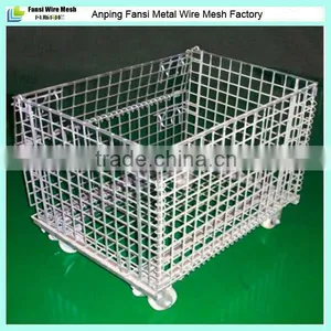Galvanized Foldable Wire Container in Store thumbnail-1