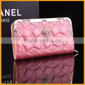 Europe Fashion Crown Emboss Women Patent Leather Wallet thumbnail-1