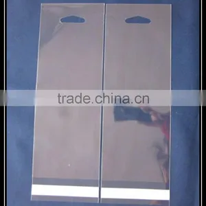 China Factory Self Adhesive Resealable Custom Logo Opp and pe Plastic Packing Bags With the Hanging Header for Stationery thumbnail-2