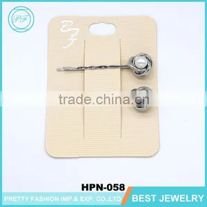 2016 New Designs Bow Tie Pearl Fashion Hair Accessories For Girls thumbnail-4