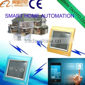 Touch Screen Smart Cell Phone Control Wireless Zigbee Smart Home System thumbnail-1