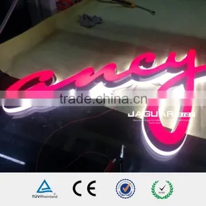 Vinyl Film Apply Side Outdoor Waterproof Mini Embossing Acrylic Led Letter Sign thumbnail-1
