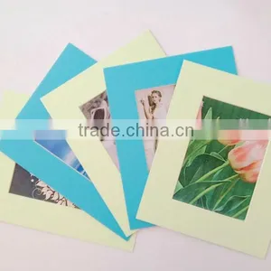Bright Blue and Lomon Color, and Pre-cut Matboard for Photo Frame thumbnail-1