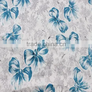 Bowknot Pattern Digital Printing 40S Cotton Fabric Textiles for Womens Garment Clothing thumbnail-3