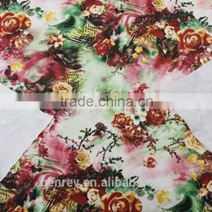 Polyester Fabric Factory Direct Sale Poly Knit Spandex Print Digital Print Polyester Fabric Print Knit Fabirc thumbnail-5