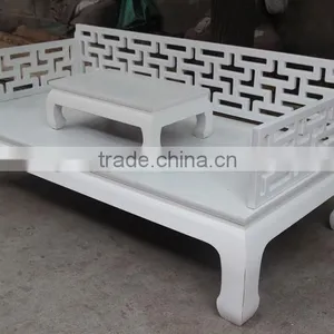 Home Furniture, Oriental Antique Luohan Bed Furniture, thumbnail-2