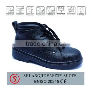 CE EN ISO 20345 Black Steel Safety Shoes 8082-2 thumbnail-1