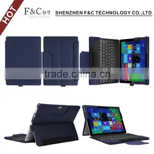 2016 High Qulity Hot Selling Flip Leather Tablet Case for Microsoft Surface Pro 4 Keyboard thumbnail-4