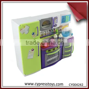 B/O Refrigerator Kitchen Toys Furniture Toys for Girls thumbnail-1