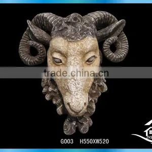 Resin Wall Animal Head Sculpture thumbnail-6
