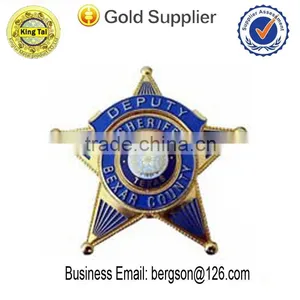 Gentlement Promotion Quality Lastest Metal Wholesale Shoulder Badges thumbnail-2