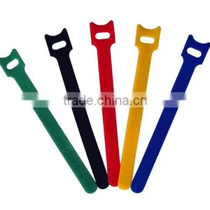 Logo Printed Colorful Adjustable Hook & Loop Wire Cable Tie thumbnail-4