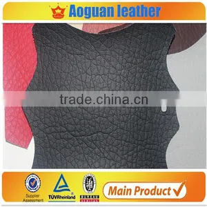 Sofa Leather Big Litchi Grain PVC Leather Material thumbnail-2