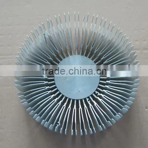 Clear Anodize 6000/7000 Sezies Aluminum Heat Sink by Cutting From Extrusion Profile EP-087 thumbnail-1