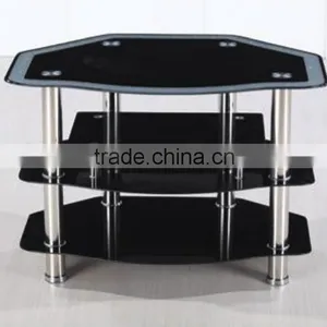 Simple and Cheap Tempered Glass TV Stand thumbnail-1
