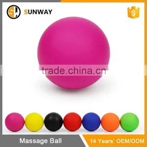 Custom Logo Silicone Body Foot Rubber Lacrosse Ball Peanut Massage Ball thumbnail-1