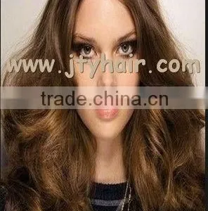 China Natural Wave, Middle Parting, Peruvian Virgin Full Lace Wig thumbnail-1