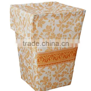 Square Hamper/decorative Laundry Hamper With Flap thumbnail-1