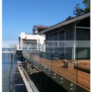 Stainless Steel Double Glass Standoff With 200*100*10mm Back Plate thumbnail-2