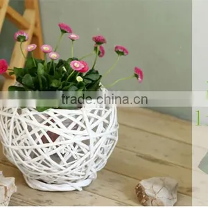 Manufacture Hot Sale Wicker Flower Shape Decoration Wicker Flower thumbnail-3