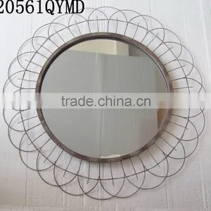 French Style Flower Shaped Classic Antique Mirrors thumbnail-1