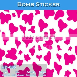 HD-064 Air Bubble Free Mild Auto Vinyl Bomb Car Body Sticker thumbnail-2