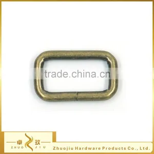 Cheap 1" Wire Silver Rectangle Buckle Ring thumbnail-2