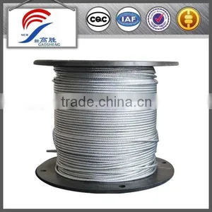 6mm 10mm Aircraft Pvc Galvanized Transparent Wire Rope thumbnail-1