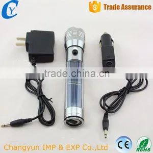 Colorful Box-2016 New Solar Aluminium Alloy Flexiable LED Flashlight Electronic Waterproof Torch thumbnail-1