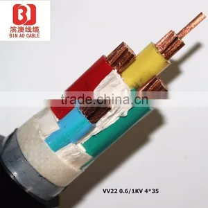 0.6/1kv Steel Tape Armoured Copper Core PVC Insulation Power Cable,power Cable 4*35mm2 thumbnail-1
